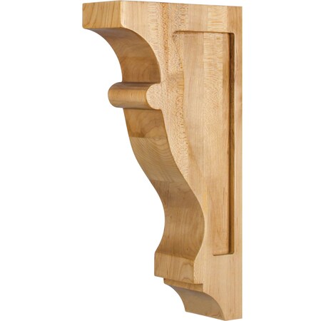 Hardware Resources 2-1/2" Wx6"Dx12"H Hard Maple Contour Corbel CORW-1HMP